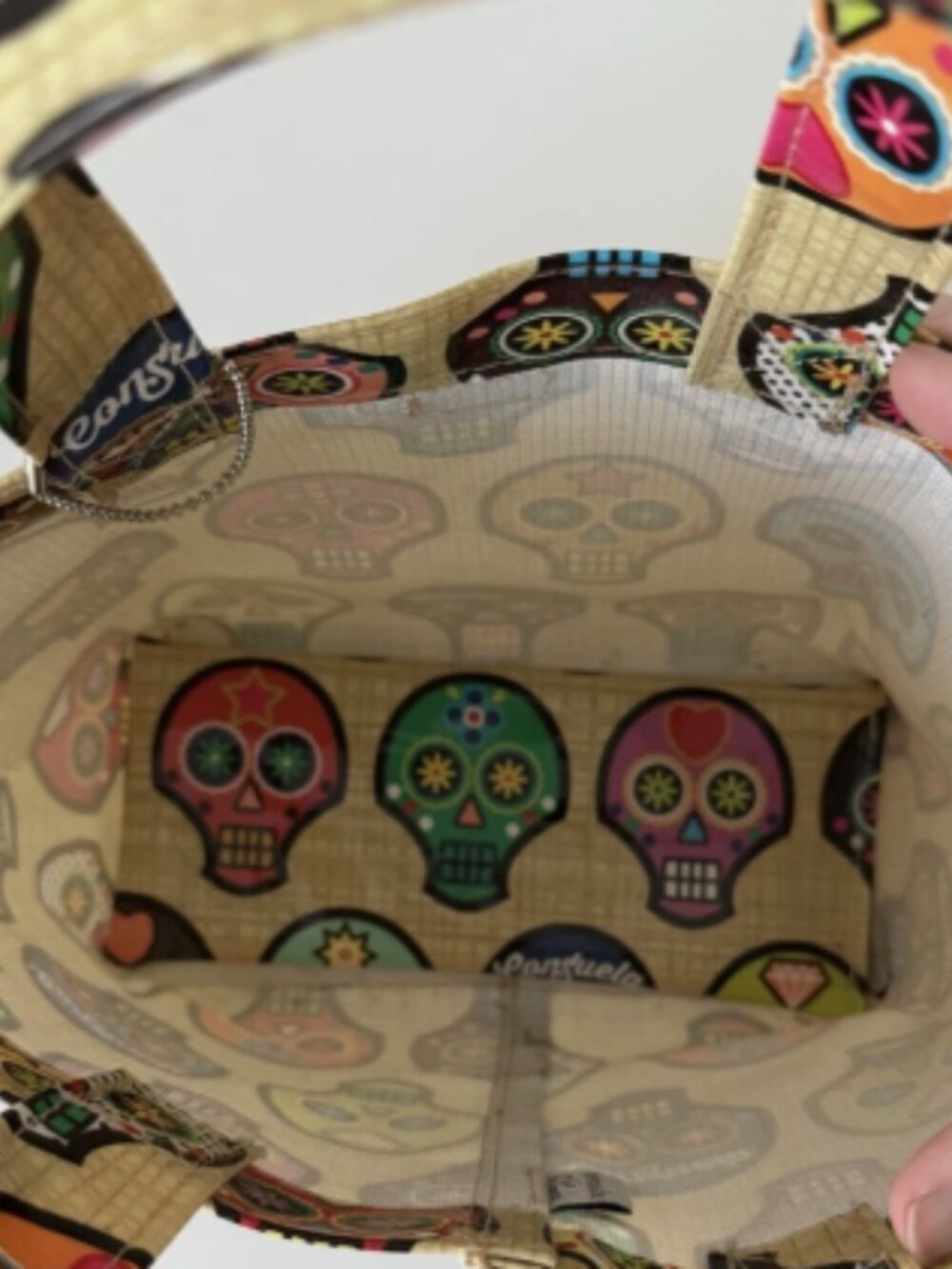 Consuela Sugar Skulls Mini Bag Colorful Vacation Travel Bright - Picture 6 of 9
